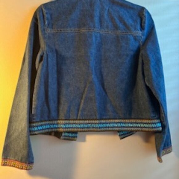 Jean Jacket - Petite - with Trim Details - Picture 2 of 8